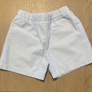 The Beaufort Bonnet Company Blue and White Striped Shorts